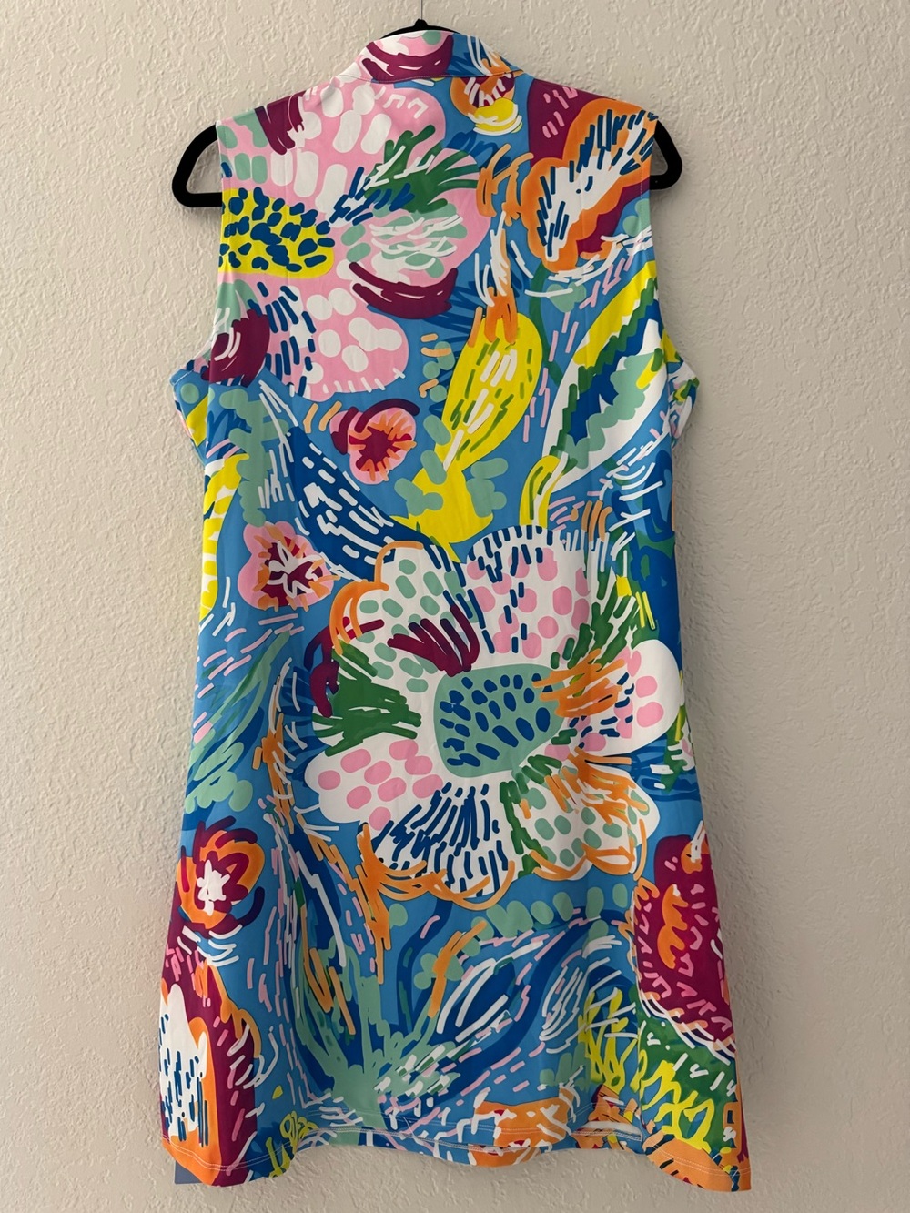 ACEGOLFS Colorful Golf Tennis Dress XL UPF50 Pockets NWT - Picture 6 of 8